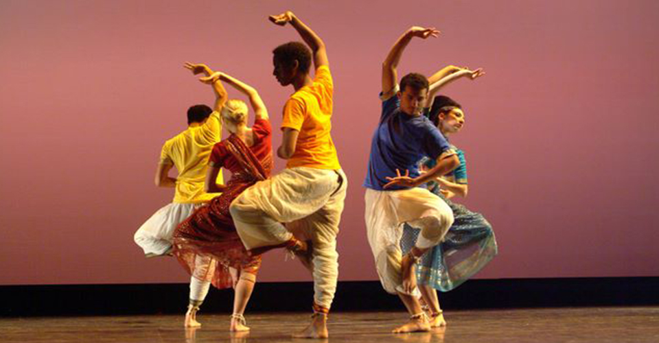 experimental dancers perform