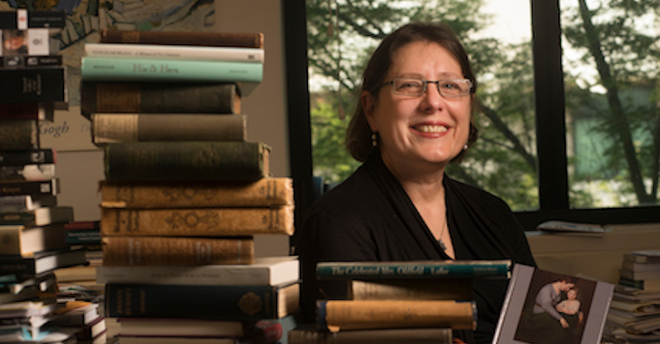 Professor Alessa Johns won a Senate teaching award at UC Davis. She specializes in 18th century British literature.