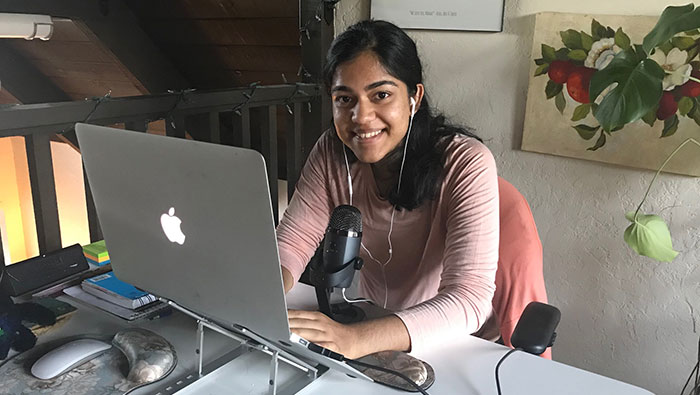 Ashna Reddy, host of Sparklink podcast