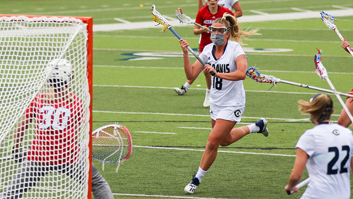 UC Davis lacrosse player Kendall Seifert