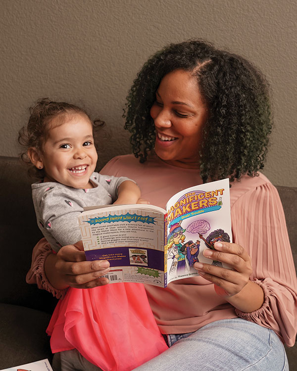 Professor Theanne Griffith with daughter Lila