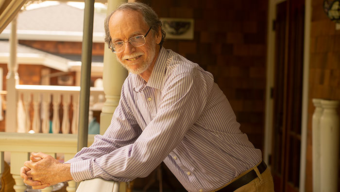 Dr. Stephen McCurdy at home in San Rafael