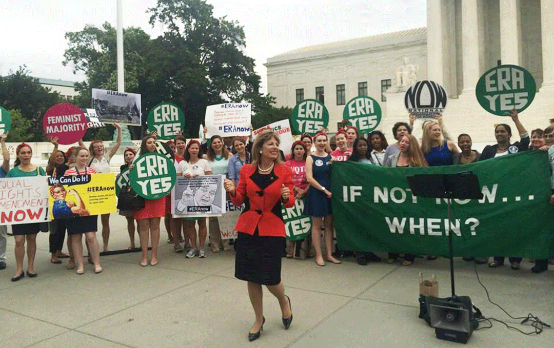 Jackie Speier at pro ERA event