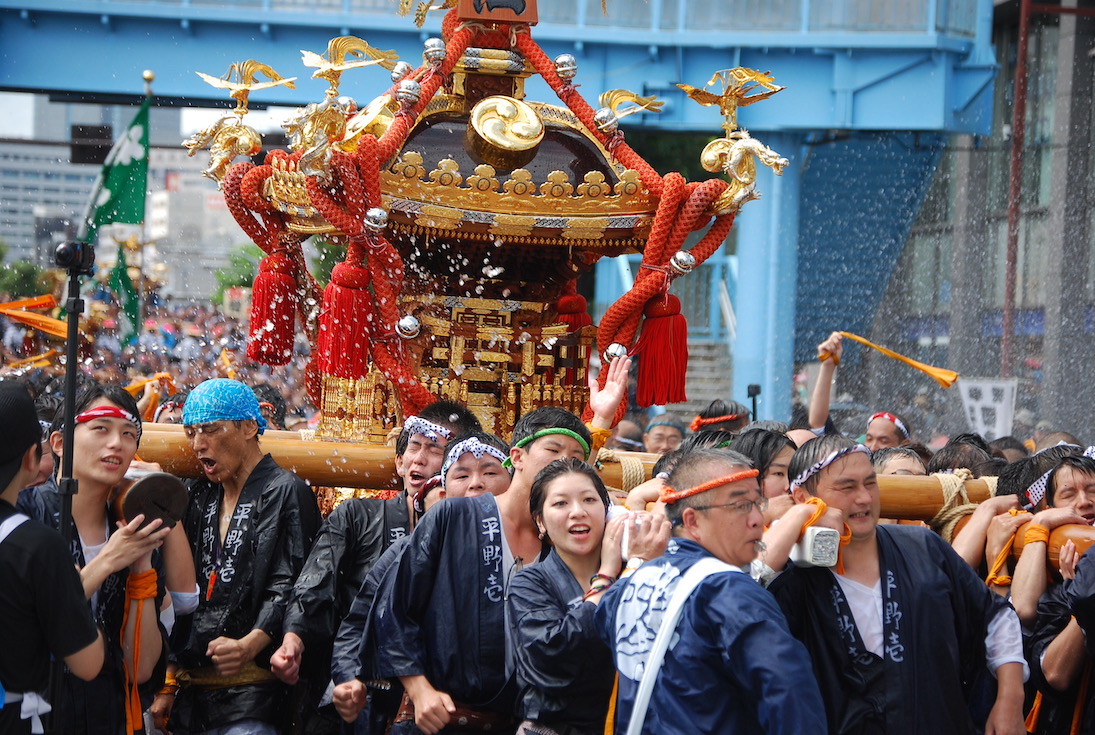 A parade in Japan. 