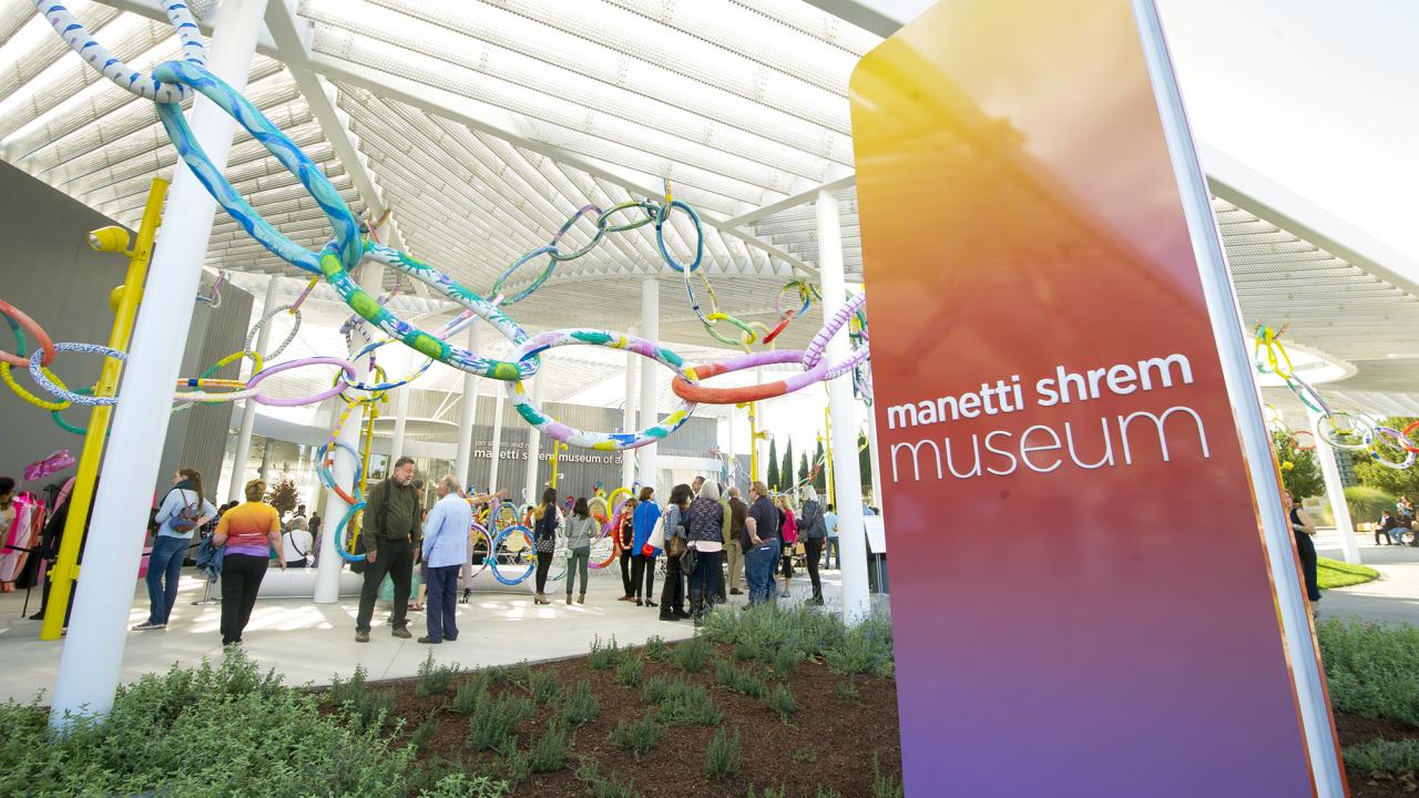 Manetti Shrem Museum of Art on opening day