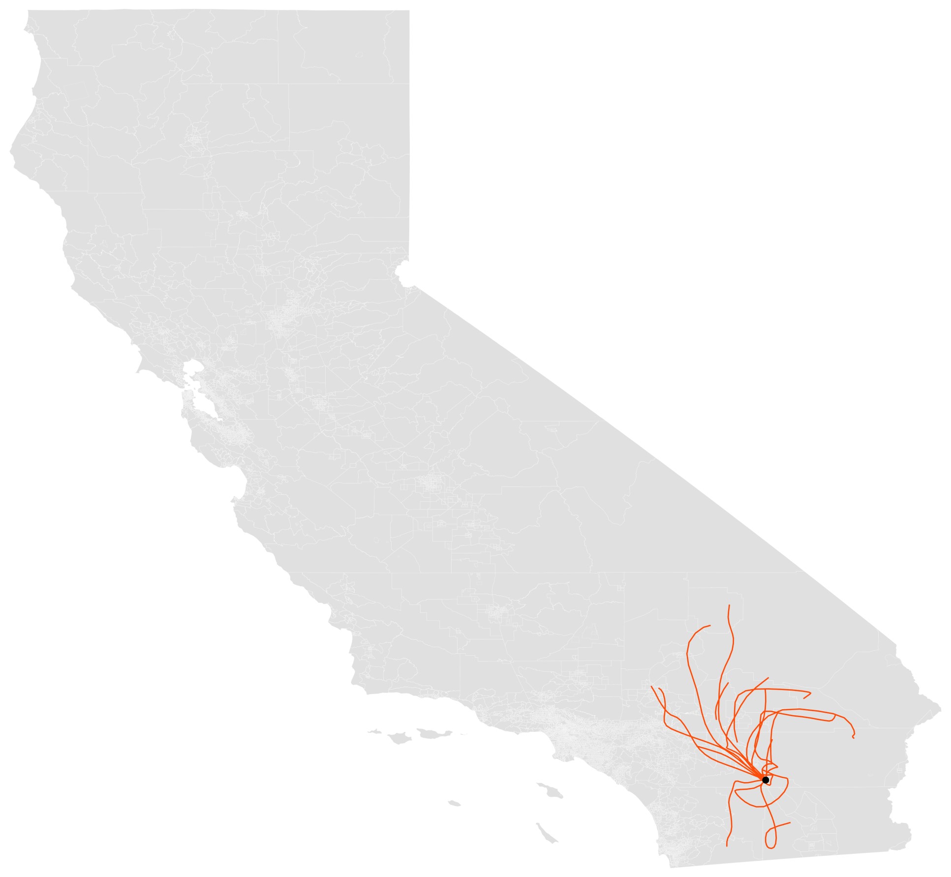 A map of Salton Sea dust emissions