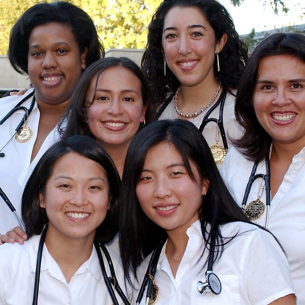 The incoming female class of the UC Davis medical school