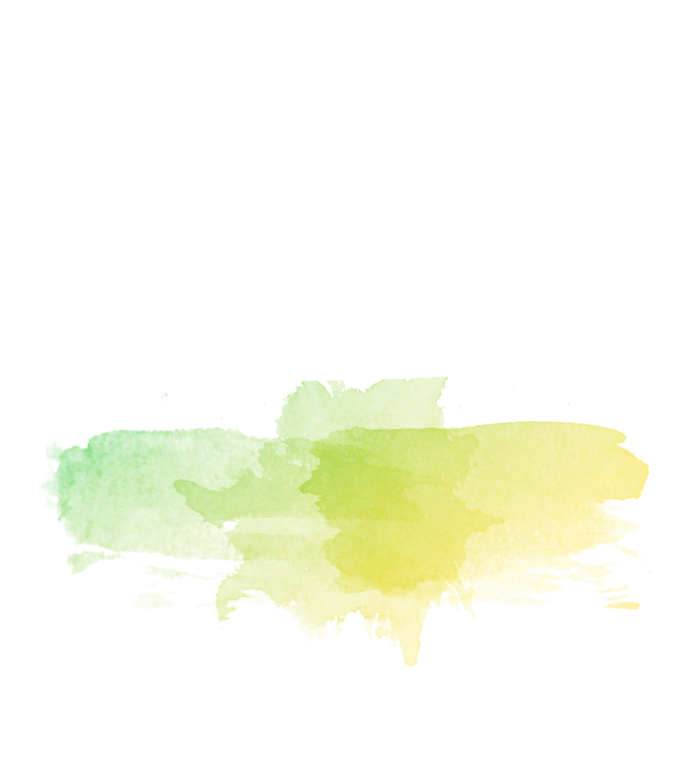 green and yellow paint stroke