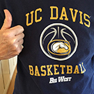 UC Davis basketball shirt