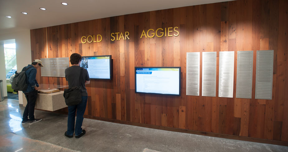 Gold Star Aggies Wall