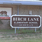 Birch Lane Elementary School sign