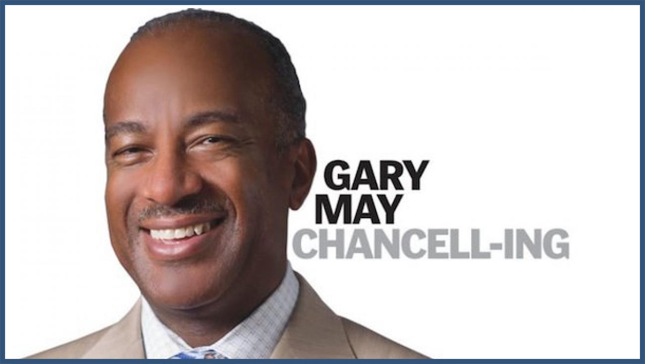 Logo for Chancellor Gary S. May's Chancell-ing column