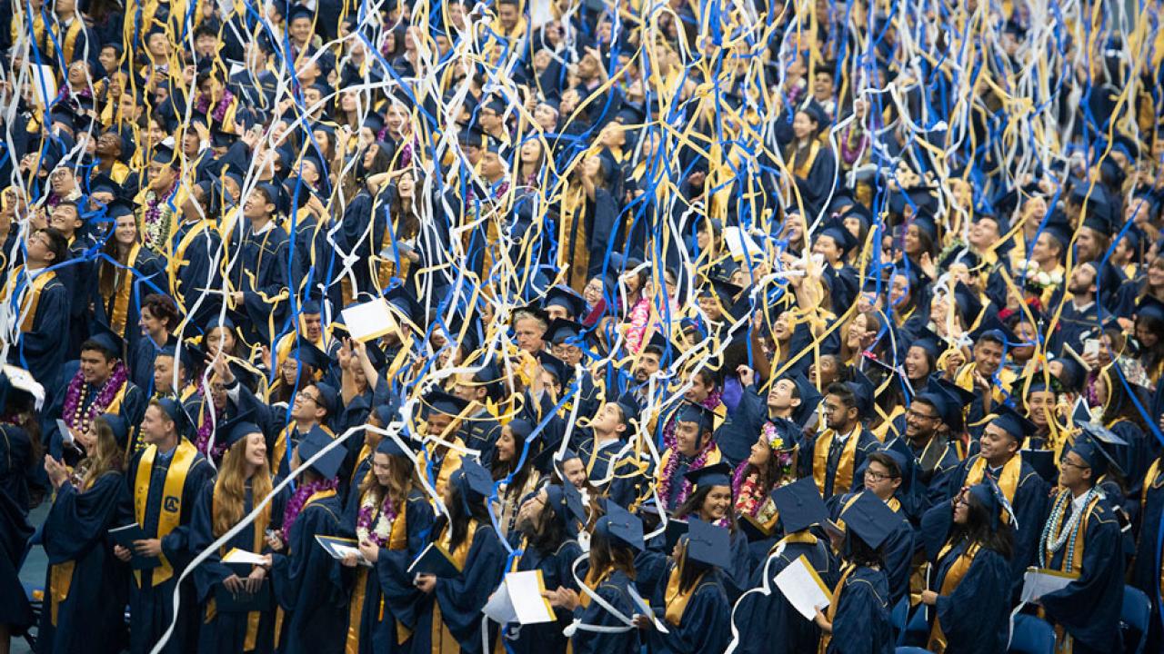 Commencement Consolidation in 2020 UC Davis