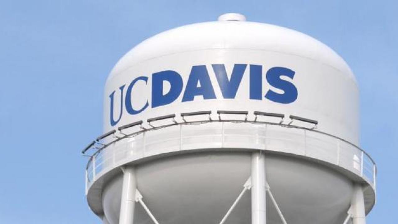 UC Davis water tower