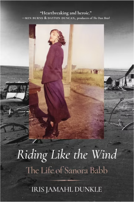 Book cover for Riding Like the Wind by Iris Dunkle 