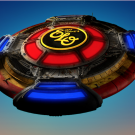 Jeff Lynne's ELO's flying saucer logo.