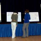 Planners displayed maps and other posters in Freeborn Hall for Feb. 5 public workshops on the draft Bicycle and Transit Network Study.