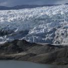 Greenland ice meets land