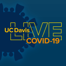 UC Davis LIVE COVID-19 logo