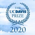Logo: "The UC Davis prize" in laurel wreath