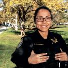 UC Davis police officer Catalina Hernanadez