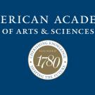 Logo of American Academy of Science in blue