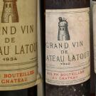 Wine labels of Château Latour
