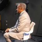 Gary May interviewed in video studio