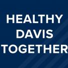 "Healthy Davis Together" index card