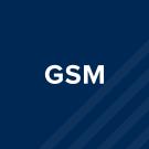 "GSM" index card