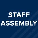 "Staff Assembly" index card