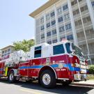 UC Davis Fire Department ladder truck