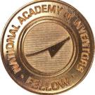 "National Academy of Inventors Fellow" medal, gold