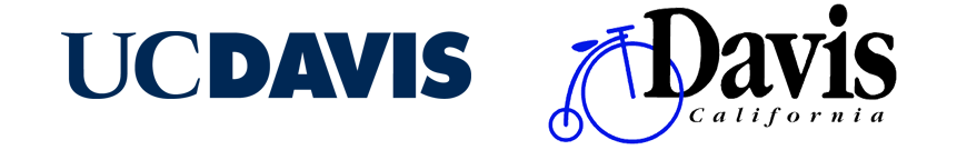 UC Davis and City of Davis logos