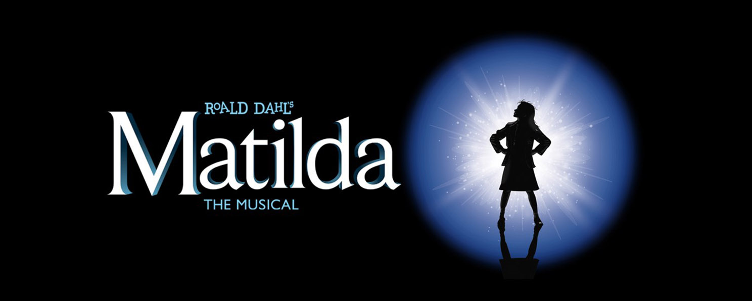 A promotional graphic showing a silhouette of Matilda.