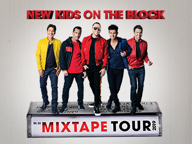 A promotional photo of New Kids on the Block.